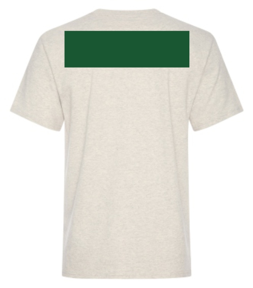 Sample of vinyl application on the sleeve of a shirt